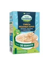 Смесь овсяная/перловая/пшеничная крупа резаная 500гр Гудвилл 1/6  158