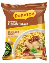 Роллтон вермишель 60гр с белыми грибами на дом.бул. 1/42