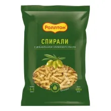 Роллтон Рожки с олив.маслом в/с 400гр 1/16