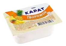 Карат 100гр творожок 9% с тропическими фруктами 1/16