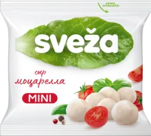 СВЕЖА сыр мягкий моцарелла мини 45% п/пакет 250г / 6