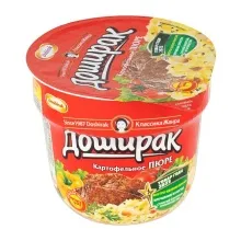 Доширак пюре картофельное мясо 40гр 1/24