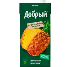 Нектар Добрый 2л Ананас 1/6