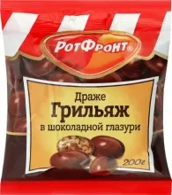 Драже Грильяж в шоколаде 200г 1/20 РФ 9мес