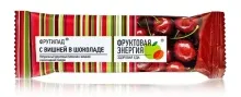 Батончик Фрутилад 40гр Вишня в шоколаде 1/24