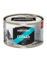 Сельдь 260гр в желе Доброфлот КЛЮЧ 1/24  