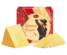 Дамский каприз сыр 50% с аром.топл.молока  кубик ~2кг Мирослава 1/6 М