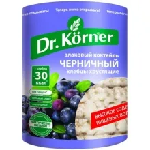 Хлебцы Доктор Кернер 100гр Злаковый коктейль черника 