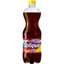 Добрый Кола ледяной лимон напиток 1л ПЭТ 1/12