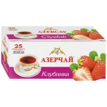 Азерчай Клубника 25 пак конв  1/12