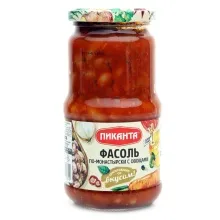 Фасоль Пиканта по-монастырски с овощ. 530гр/470гр 1/6 