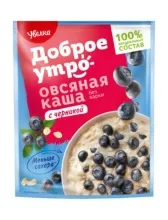 Каша Увелка овсяная с черникой 40гр ш/б 1/20   695
