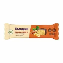 Халва Голицин 68гр арахисовая в шок глазури с фруктозой 1/20    912