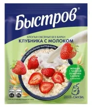 Быстров 40гр Клубника молоко 1/17 