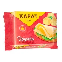 Карат 130гр дружба 25% сыр ломтики 1/10 