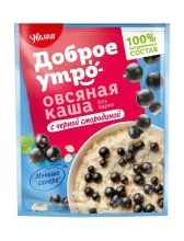 Каша Увелка овсяная с черной смородиной 40гр ш/б 1/20   655