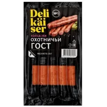 Охотничьи колбаски ГОСТ п/к 250гр Деликайзер 1/8