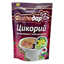 Цикорий Фитодар 100гр растворимый с боярышником  ZIP-пакет 1/12