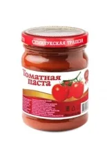 Томатная паста Три помидора 280гр ТУ ст/б 1/10 Семилукская Трапеза   