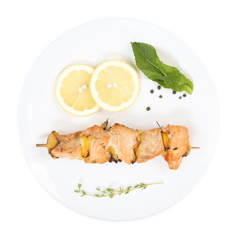 Шашлычок из лосося