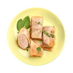 Голубцы мясные тушеные в томатно-сметанном соусе