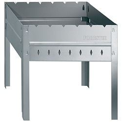 Мангал Forester Mobile с разборным дном и рёбрами жесткости 40х30х40см