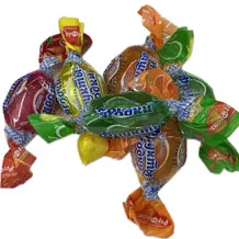 Фрукты Ягодки микс карамель 1/5 РФ