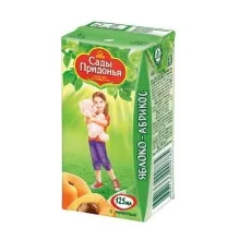 Сады Придонья 0,125л абрикос-яблоко сок 1/18