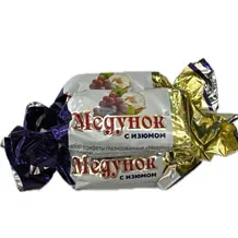 Медунок с изюмом 1кг конфеты 1/6 Славянка 8мес 