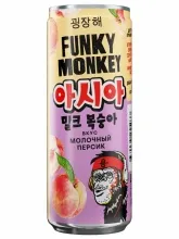 Фанки Манки Крейзи вкус Молочный персик б/а ж/б 0,33 л 1/12