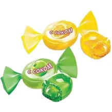 Карамель леденцовая с фруктовой начинкой ассорти 1/6 КДВ ВК283
