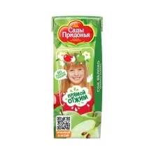 Сады Придонья 0,2л яблоко с мякотью прям.отжима сок 1/27 
