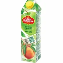 Сады Придонья 1л персик-яблоко сок* 1/12 