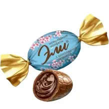 Эли в молочном шоколаде с шоколадной начинкой 1кг конфеты 1/6 Славянка 8мес