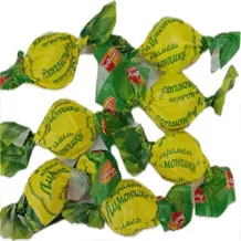 Лимончики карамель с фруктовой начинкой 1/4 РотФронт 12мес