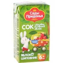 Сады Придонья 0,125л яблоко-шиповник сок 1/18